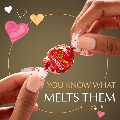 Image of Lindt Valentine Lindor Assorted Bag, Assorted Chocolate, 8.5 Ounce
