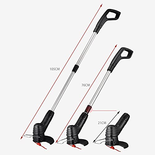 Kekafu Cordless String Trimmer Weed Wacker Electric Thread Trimmer: 12V Power Grass Trimmer Lawn Edger,Electric Lawn Trimmer For Cutting Blade, Adjustable Height Weed Eater Tool For Garden And Yard #TOP1