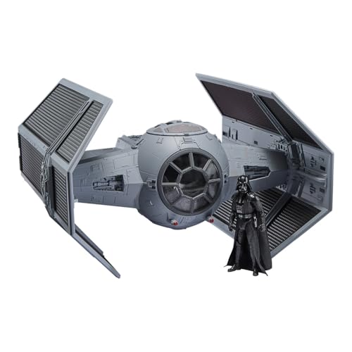 【Amazon.co.jp限定】ハズブロ(Hasbro)スター・ウォーズ STAR WARS ビンテージコレクション ダース・ベイダーの TIE アドバンスト、『スター・ウォーズ /新たなる希望 (エピソード4)』9.5 cm プレミアムコレクション用ビークル&アクションフィギュアG1280 正規品