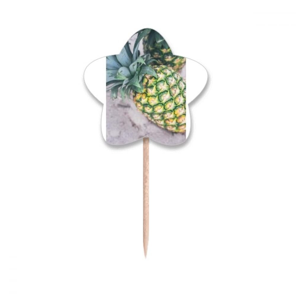 Piques à cupcakes et toppers de décoration pour gâteaux à thème exotique