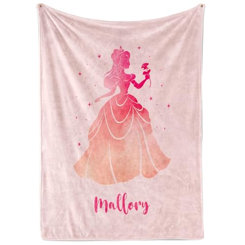Personalized Princess Baby Blanket 60x80 Fleece