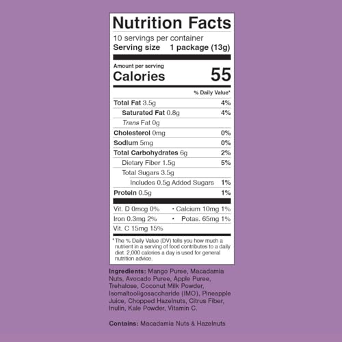 Wise Harvest Freeze Dried Avo Mango Bites, 10 Snack Pouches - image 6