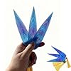 clould fitness 6 Inches Soft Plastic Translucent Dagger Props, 3D Printed Darts Props Accessories for Halloween Hunter Zoey Cosplay（3pcs）