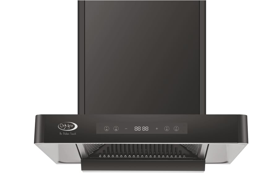 Oxygen by Jyoti Oxy 2095-60 Whisper(Q) FL MS AC Kitchen Chimney | Powerful Suction Capacity | Heat Auto Clean Technology | Touch Control & Motion Sensor control (Oxy 2095-60 Whisper(Q) FL MS AC)-image-2