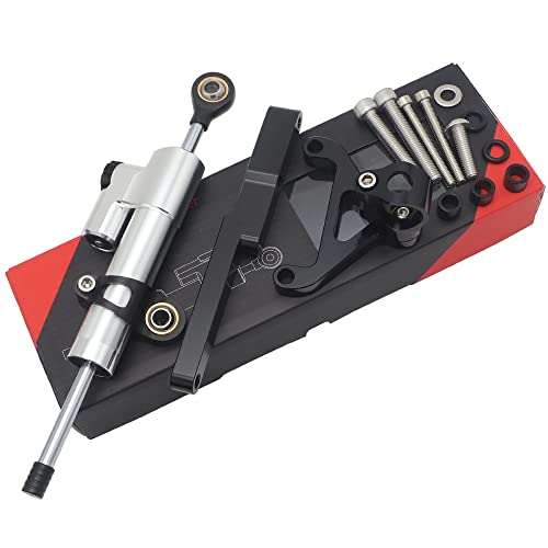 Amortisseur direction moto CB1000R kit support de montage alu anti-vibration