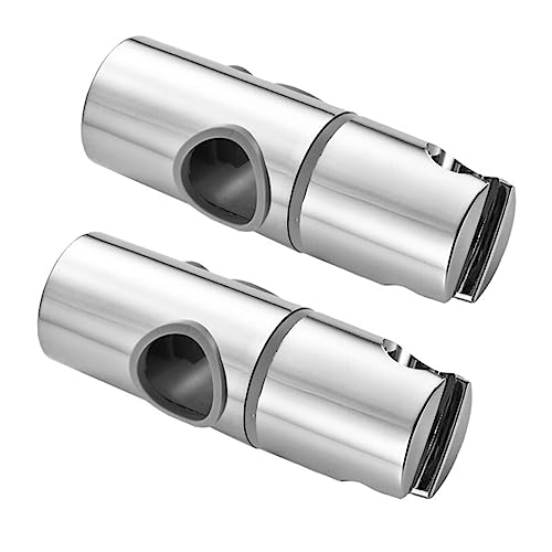 LIFKOME 2piezas Soporte Brazo Ducha Mano Ajustable Abs Repuesto Rociador Ducha Giratorio Fácil Instalar