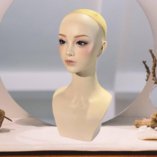 Soporte resistente para pelucas con base estable de maniquí para peluquerías 2