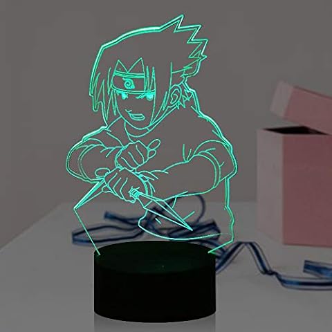 Jinlycoo Sasuke Daga Lámpara LED de Noche 7 Colores Cover
