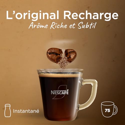 Café Soluble Spécial Filtre 'original Recharge Nescafe La Recharge De 75 Tasses - vue 3
