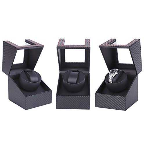 Caja giratoria para relojes automáticos con motor de carbono sin ruidos 5