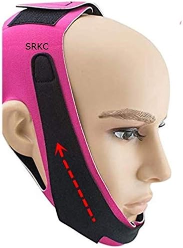 SRKC Thin Face Bandage Belt Face Slimmer Get Rid Of Double Chin Create V-Line Face Shapes Chin Cheek Lift Up Anti Wrinkle Lifting Belt Face Massage Tool For Women Girls