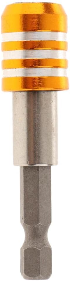 Magnetic Screwdriver Bit Holder, Hex Shank Drill Extension Bit 60mm Gold