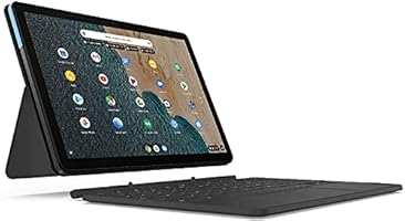 Lenovo IdeaPad Duet Chromebook WiFi - Tablet 128GB, 4GB RAM, Ice Blue/Iron Grey