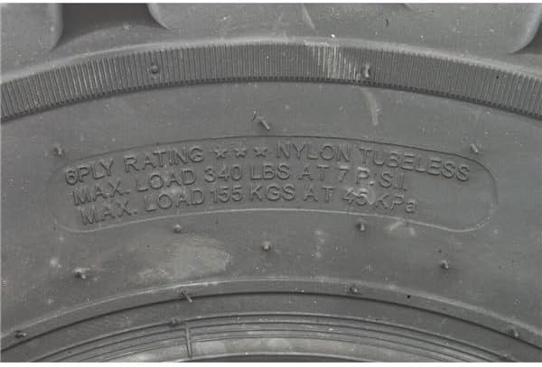 Ocelot Mars-A Utility ATV/UTV Tire, 6 Ply Quad or Side By Side ATV Tire, V-Angled Power Treads, 25x8x12 ATV Tire, 25x8x12 UTV Tires, Plow Through Mud and Sand, Ride Over Hard Surfaces