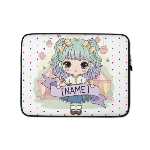 Funda portátil 13 pulgadas personalizada para llevar a la cafetería o universidad