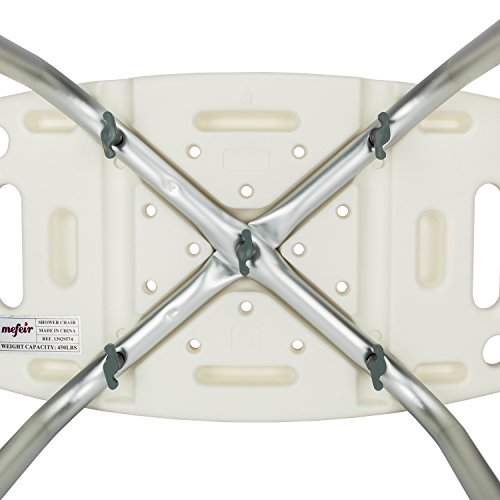 OMECAL Upgraded 450 LBS Medical Shower Bath Chair Seat,Stool Transfer Bench Seat, SPA Bathroom Bathtub Chair No-Slip