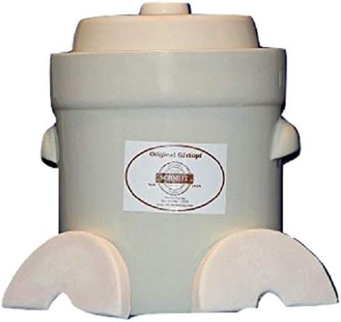 Nik Schmitt White Fermenting Crock Pots 5 Liter