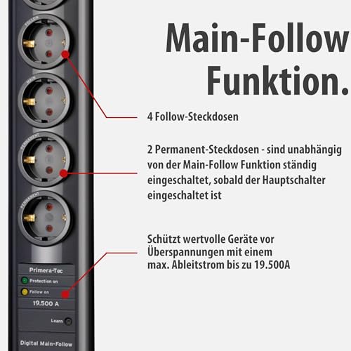 Brennenstuhl Primera-Tec Steckdosenleiste 7-Fach – Ansicht 4