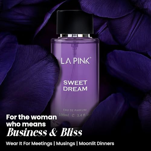 Image of La Pink Sweet Dream EDP Perfume for Woman & Man | Vanilla, White Floral & Citrus Notes | Long Lasting Unisex Luxury Fragrance for Men & Women | 100ml