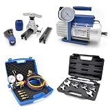3S SuperSamaStore Kit Professionale Pompa del Vuoto Bistadio 70 L/min