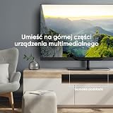ONKRON Stojak podłogowy do telewizora od 30" do 60" do 41 kg - Stojak TV z regulacją wysokości i obrotowy - Uniwersalny stojak pod telewizor VESA - Stojak TV ze szkła w kolorze czarnym TS5065-B