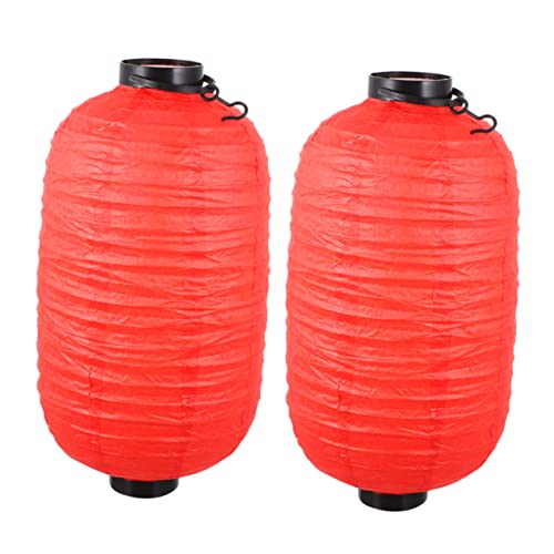 Uonlytech 2pezzi Lanterne Di Carta Sospese Led Decorazioni Per Casa e Feste Lanterne Decorative Batteria Per Camere Da Letto e Scene Notturne