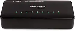 intelbras Switch 8 Portas Giga SG 800 Q+ Preto