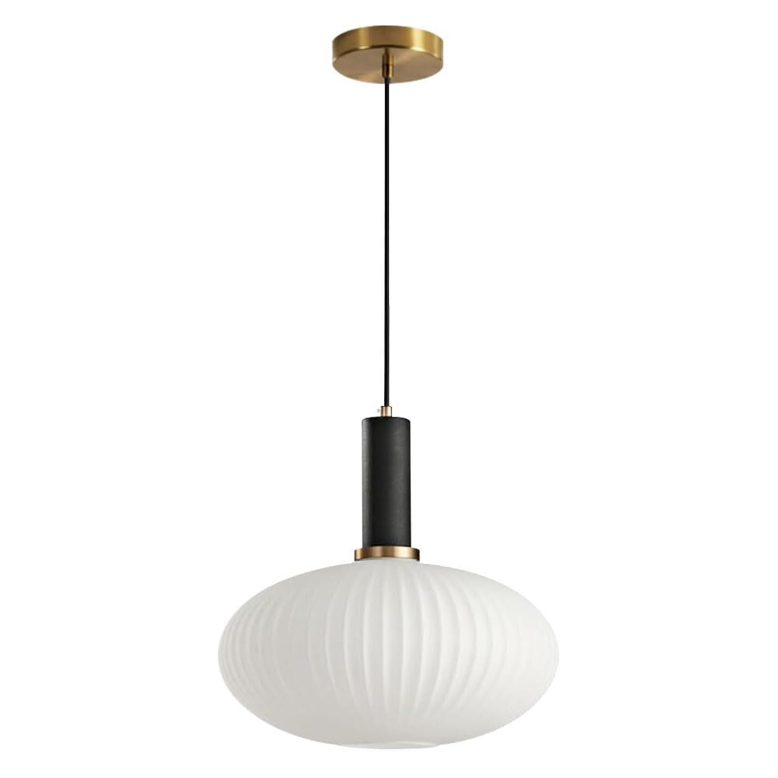 HUAYUSEDF Modern Industrial Glass Pendant Lamp Chandelier Hanging Lighting Ceiling Fixture E27 Creative Unique for Living Room Dining Kitchen