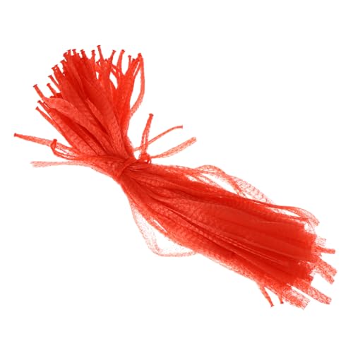 DEARMAMY 100stücke Obst Und Gemüsebeutel Aus Plastiknetz Pack Für Lebensmittelverpackung Atmungsaktiv Wiederverwendbar Waschbar Für Einkauf Und Supermarkt