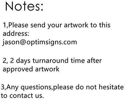 Customized Logo Lens for LED GOBO Logo Projector Light Advertising Signs Company Hotel Restaurant (2 Colors, for 15-80W GOBO Light)