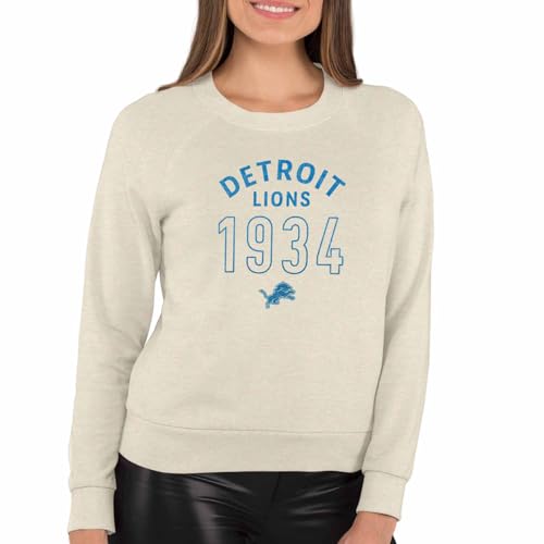 Team Fan Apparel NFL Womens Big Date Slouchy Crewneck, Fleece