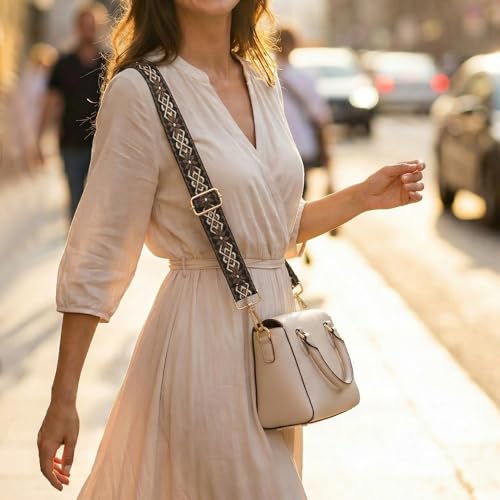 Image of Replacement Purse Strap Shoulder Strap Adjustable Crossbody Strap for Women Crossbody Wide Shoulder Bag