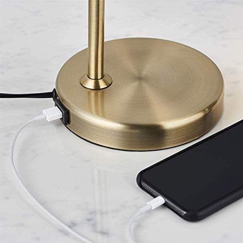 National Lighting Table Lamp, Bedside Lamp with USB Port, Gooseneck Desk Light, LED Reading Light for Bedroom Living Room - Image 4