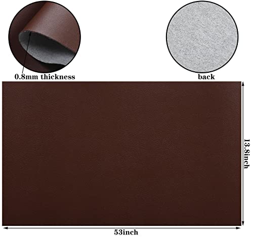 Picheng Smooth Solid Color Faux Leather Sheets 13.8