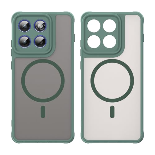 Image of Compatible with Motorola Moto X70 Air Case Cover,Compatible with MagSafe,Anti-Fall,Compatible with Motorola Edge 70 5G XT2601-2 XT2603-2 Cell Protective Phone Case Green