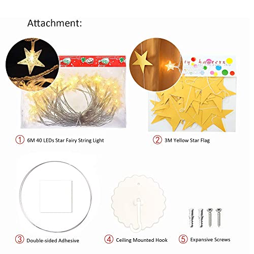 Frideko Bed Canopy, Princess Gauze Mosquito Net+ Usb Warm White Star Fairy String Lights & Yellow Star Flag For Playing Beach Home Nursery Hotel Kids Children Christmas Birthday Gifts (Burnt Orange) #TOP5