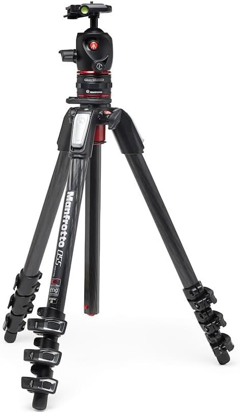 Manfrotto MT055CXPRO4 Carbon Fiber Tripod with MHXPRO-BHQ2 Xpro Ball Head & Move Quick Release Kit - AfterPay & zipPay Available