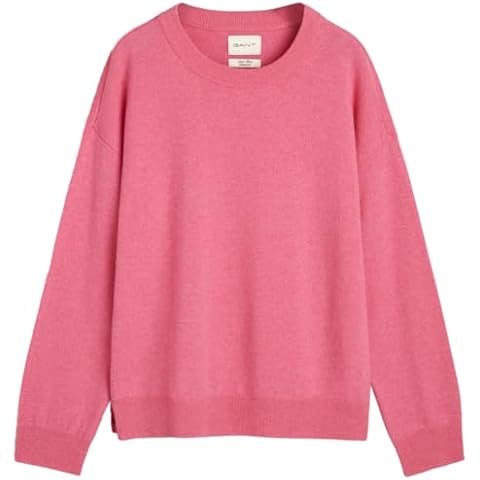 GANT Women's Candy Pink Lambswool Pullover Cover