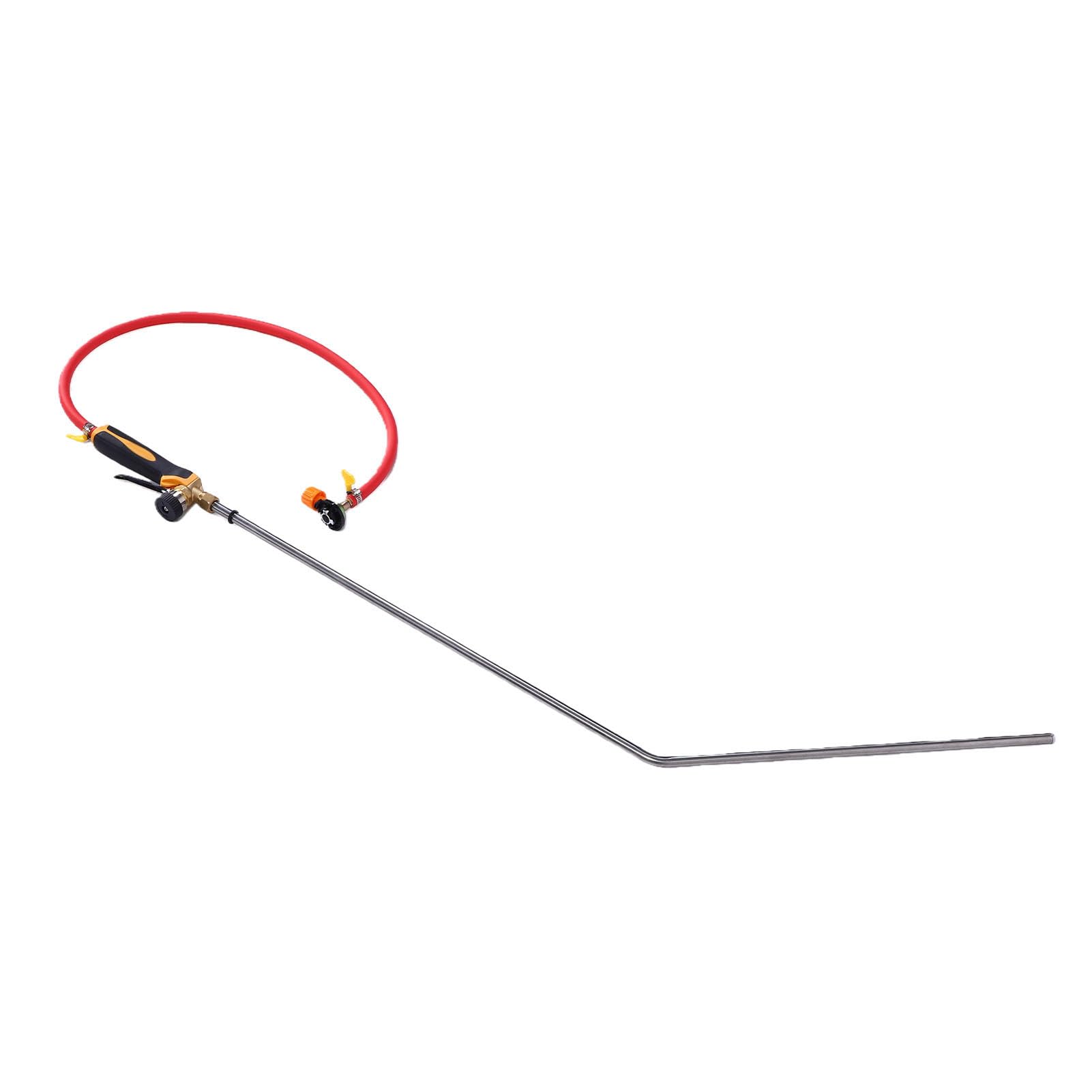 GLOGLOW Artykuły do ​​pielęgnacji Zwierząt Gospodarskich Palnik Gazowy Wygięta Różdżka 96 Cm Rura 8 Mm Uchwyt Silikonowy Ciśnienie 40 Kg dla Gospodarstw Mlecznych Pielęgnacja Wymion Bydła