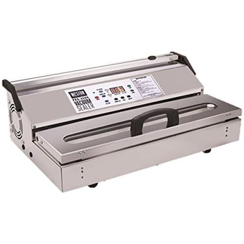 Weston 65-0901-w Pro-3500 Commercial Grade Vacuum Sealer, 15" bar, Stainless Steel Cover