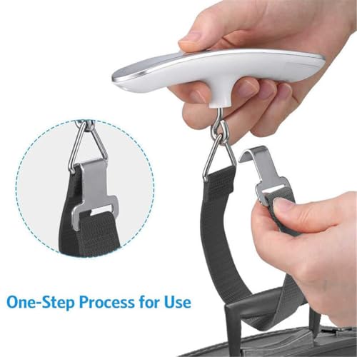 Image of Weight Machine For Luggage, 50kg Capacity, Digital Portable Electronic luggage weighing With LCD Display, Scale for home, travel, flights, bags
