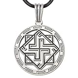 925 Sterling Silver Viking Valkyrie Pendant Necklace - Norse protection Amulet for Inner Strength and Bravery - Valhalla Asatru Norse Mythology Jewelry for Men Women - Handmade