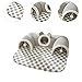 MFMEXUL U Shape Cat Tunnel Cat Tube with Bed Playground Portable Playing Ball Autumn Warm Tunnel Mat Hideout for Bunny Small Animals, Gray M