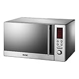 Incluye soporte de rejilla metalica para la coccion con Grill Estetica inox con puerta de cristal negro y abertura con tirador Sistema de control electronico con Display LED Termostato electronico y temporizador digital 6 niveles de potencia, Grill, cocina combinada (Combi 1 y combi 2) y distintas funciones para obtener el mayor rendimiento y facilitar el proceso de coccion Dimensiones: 293 x 485 x 410 mm
