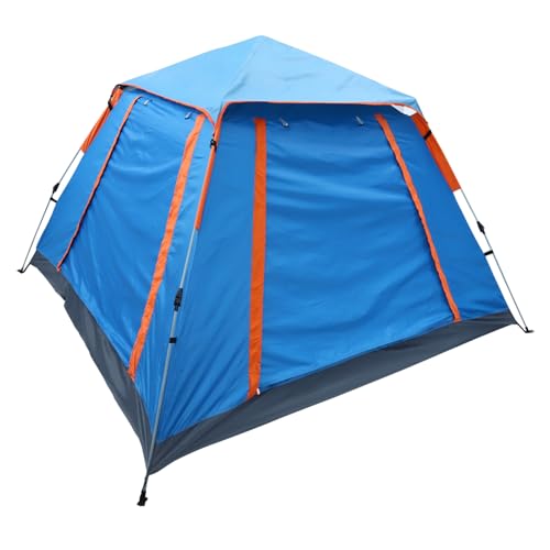 Carpa plegable para camping de tela Oxford azul miniatura 1