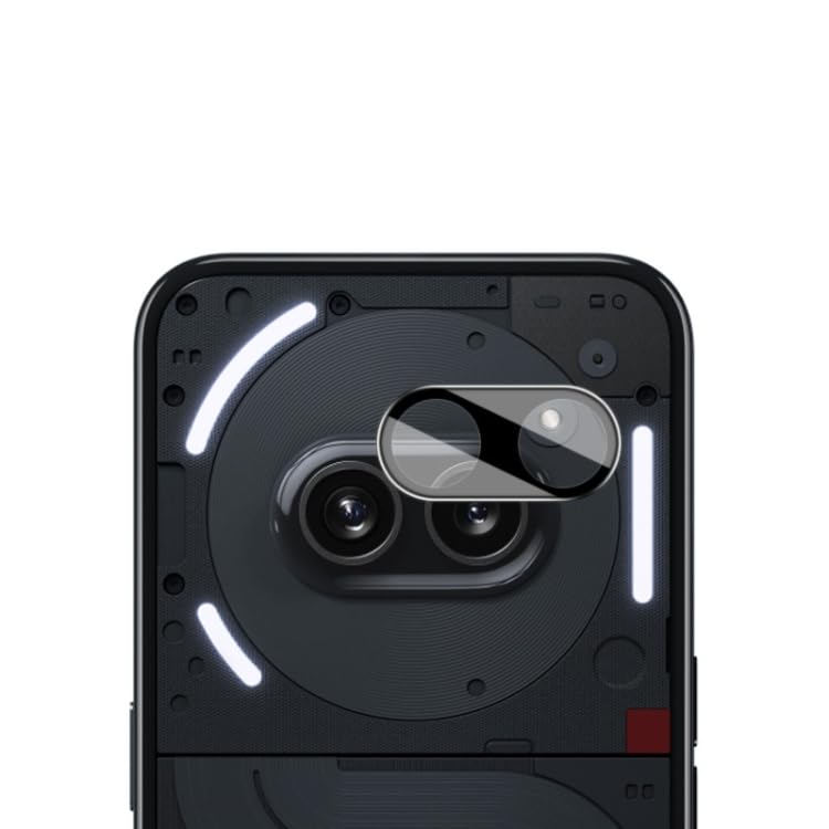Image of Xmon Camera Lens Protector for Nothing 2A (1 Pack) - 3D Premium Tempered Glass, Ultra-Clear, Anti-Scratch, Easy Installation - Black