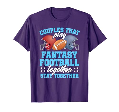 Fantasy Football Couples Matching Championship 2019 T-Shirt