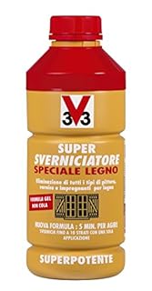 V33 Sverniciatore Formula Gel Ad Azione Profonda Specifico Legno 1 Lt
