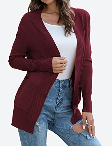 Image of REDHOTYPE Women's Cardigans with Pockets Casual Lightweight Open Front Cardigan Sweaters for Women (S-2XL)