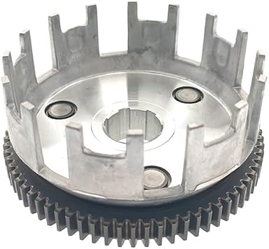 Universal Motorcycle Clutch Basket RESV For With NB300 CG300 73 Teeth CG NB 300 Engine 5 Columns 7 Friction PlatesOuter Clutch Only